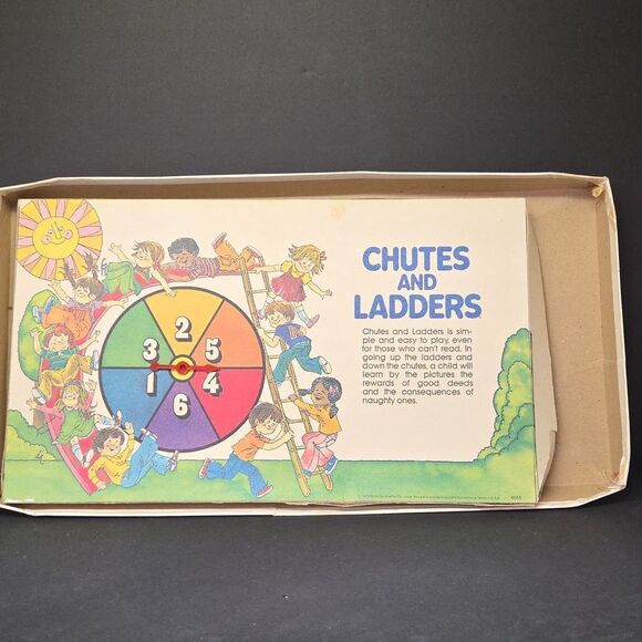 Vintage, 1979, Milton Bradley, Chutes & Ladders Board Game, #4555 - Picture 5 of 9